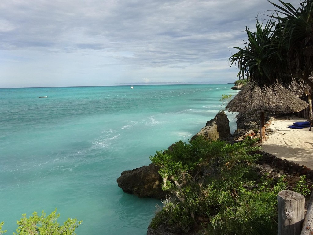 Nungwi Beach turquoise coastline in Zanzibar